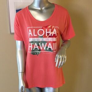 SUN INTERNATIONAL | Aloha Pualani Hawaiian Tee Shirt